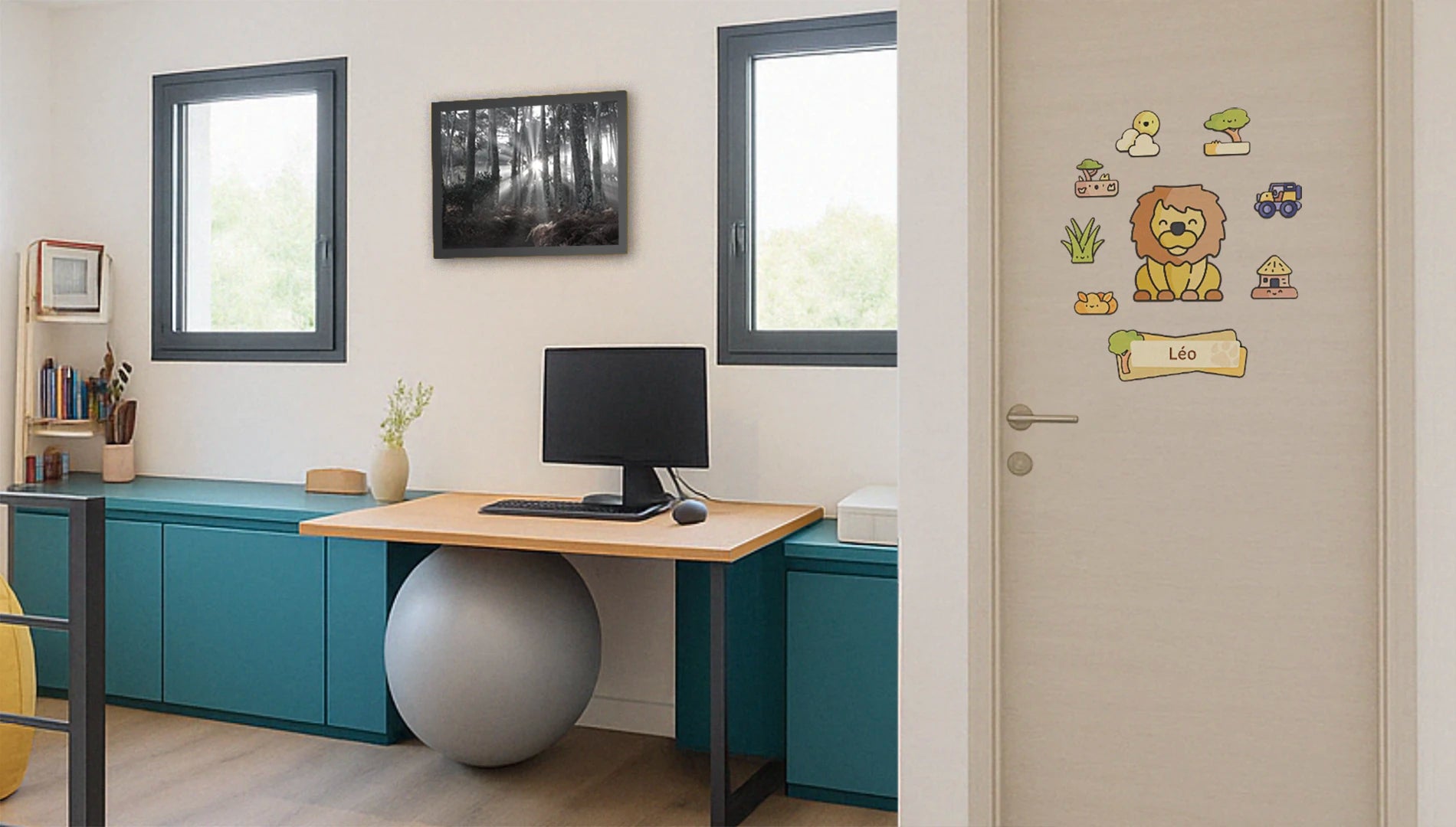 Décor mural sickers personnalisé enfant