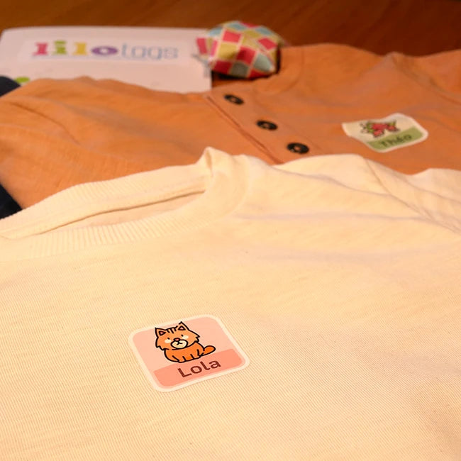 Étiquettes thermocollantes de personnalisation des vêtements enfants